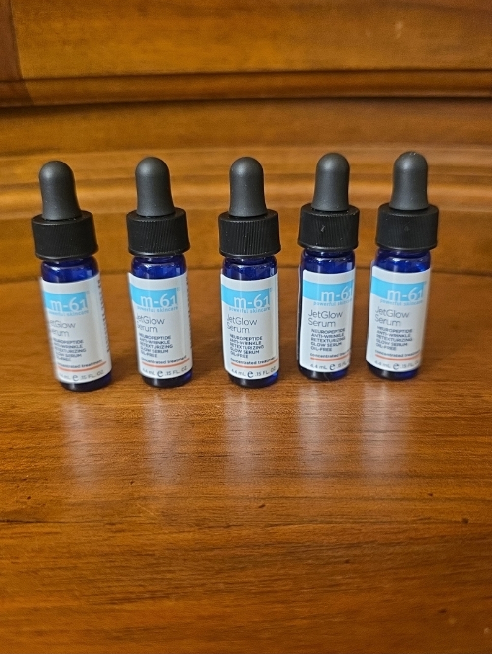 5x M-61 JetGlow Serum, .15oz each--New